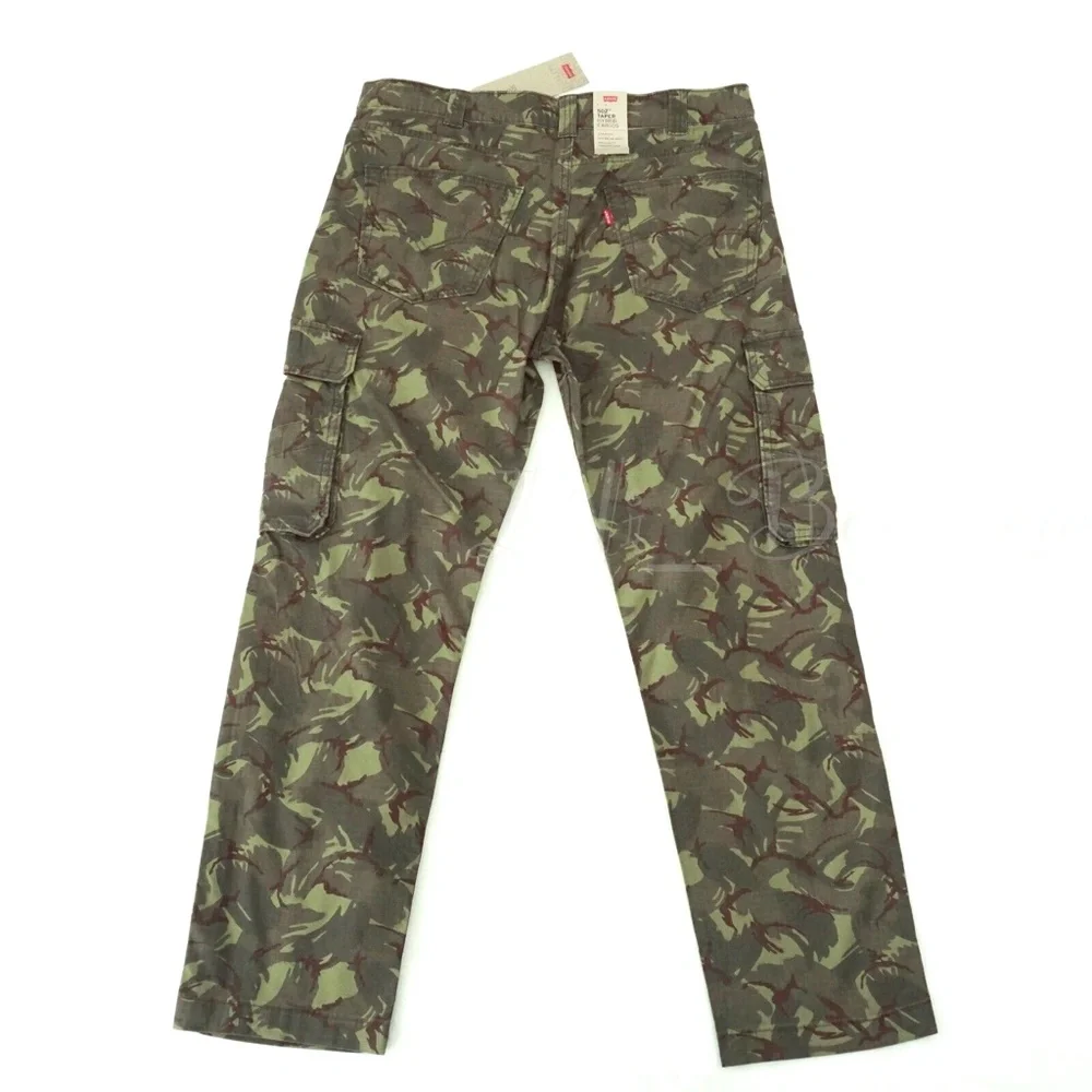 Levi's Men's 502 Taper Fit Hybrid Cargo Pants 795100019 Camo Multi Size 34x32